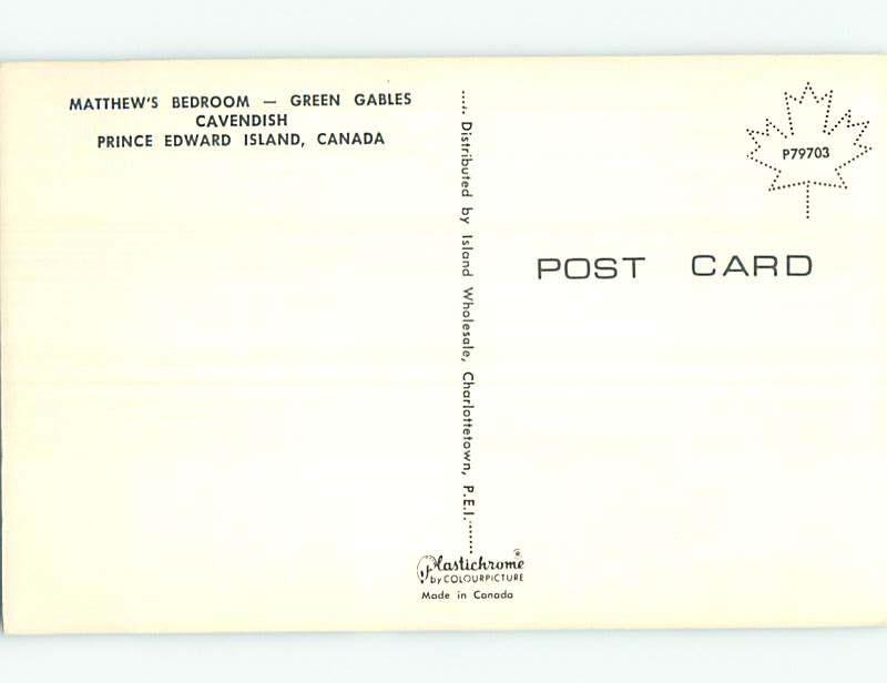 Unused Pre-1980 TOWN VIEW SCENE Cavendish Prince Edward Island PE p9031