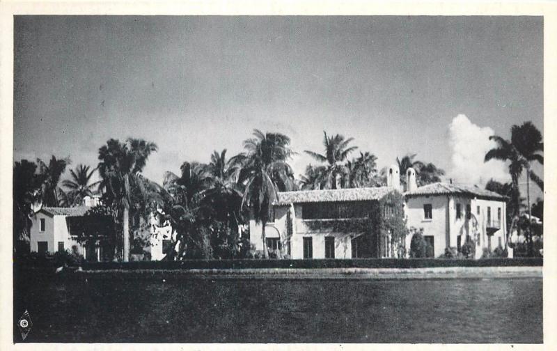 Home of James M. Cox noted publisher and 3 times governor of Ohio Miami Florida