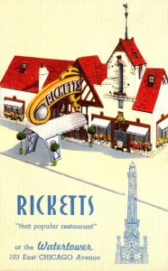 Illinois Chicago Ricketts Restaurant At The Watertower