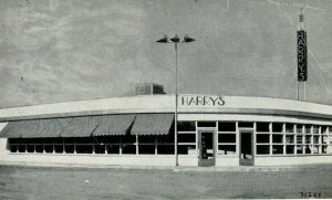 c1950's Harry's Drive Inn Billings Montana MT Vintage Unposted Postcard 