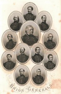 1864 Civil War Union Generals Victorian Original Engraved Page 2P1-13