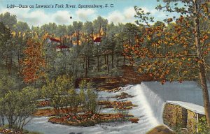 Dam and Lawsons Fork River Spartanburg, South Carolina