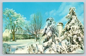 Winter Magic In the New England Countryside Vintage Postcard 0619