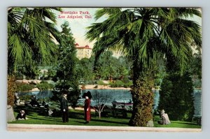 Los Angeles CA-California, Westlake Park Vintage Postcard