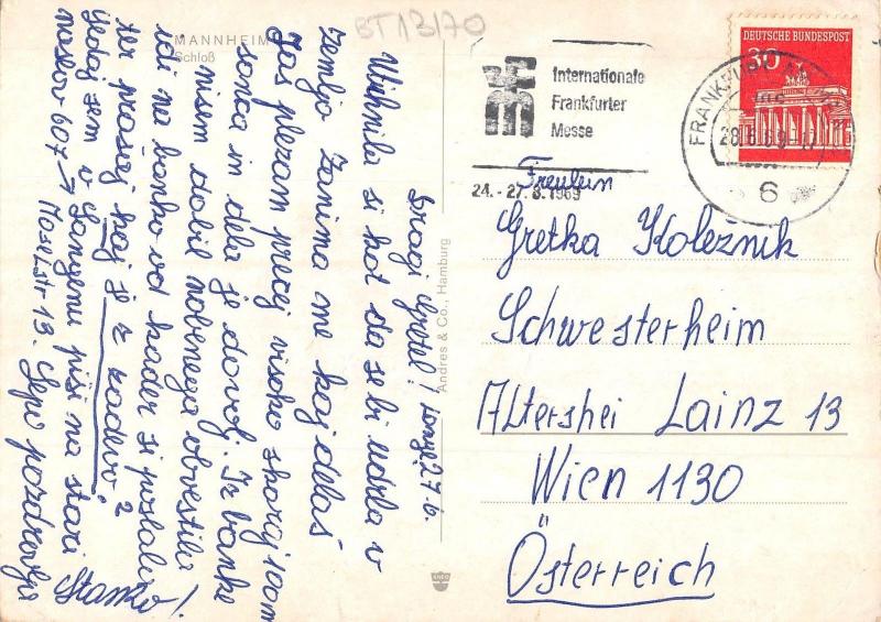 BT13170 Mannheim schloss          Germany