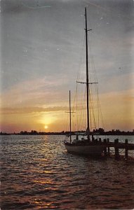 Historic Georgetown Sunset over River Georgetown, South Carolina