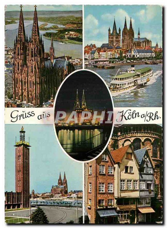 Modern Postcard Gruss aus Koln a Rh