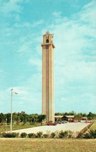 Vintage Postcard Placid Tower Beautiful Florida Sky Lake Placid Florida FL