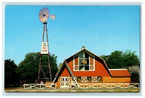 1945 The Little Red Barn, Methodist University, Dallas Texas TX Postcard