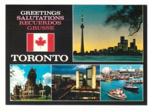 Toronto, Ontario, Chrome Multiview Postcard #3, 4 Views