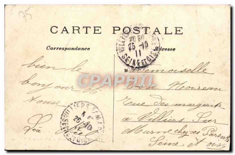 Old Postcard Paris L & # 39Avenue L & # 39Opera