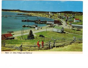 Main Dieu Village, Harbour, Cape Breton Nova Scotia,