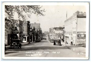 Louisiana Missouri MO RPPC Photo Postcard Looking East From 7th Street Hardware