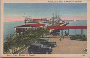 Postcard Le Wharf Aux Steamers Port Au Prince Haiti