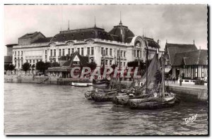 Trouville - Casino and Barques of Pechs - Old Postcard