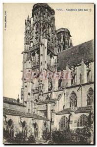 Postcard Toul Old Cathedral