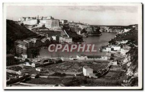 Old Postcard Corsica Corsica Bonifacio Marine and uptown