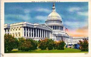 1940s United States Capitol Washington D.C. Postcard