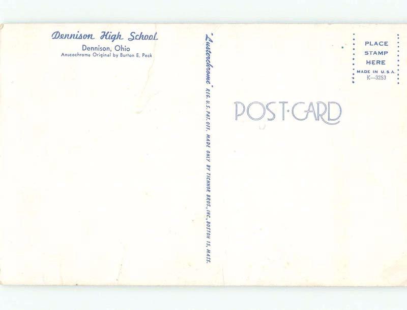 Pre-1980 HIGH SCHOOL SCENE Denison Ohio OH E2166