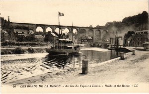 CPA DINAN Les Bords de la Rance - Arrivee du Vapeur a Dinan (1294990)