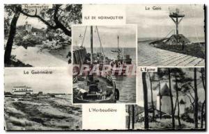 Old Postcard Noirmoutier La Gueriniere L & # 39Herbaudiere L & # 39epine The ...