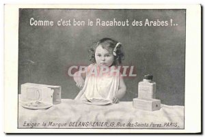 Old Postcard Advertisement As c & # 39est good Racahout the Arabs Delangrenie...