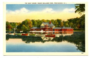 RI - Providence. Roger Williams Park, Boat House