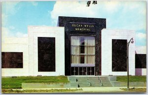 VINTAGE POSTCARD THE BIRMINGHAM ALABAMA MUSEUM OF ART AND OSCAR WELLS MEMORIAL