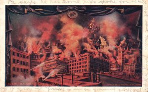 Vintage Postcard 1907 San Francisco Disaster By Quake and Fire 1906 California