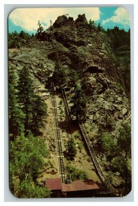 Vintage 1950's Postcard The Eagles Nest Seven Falls South Colorado Springs CO
