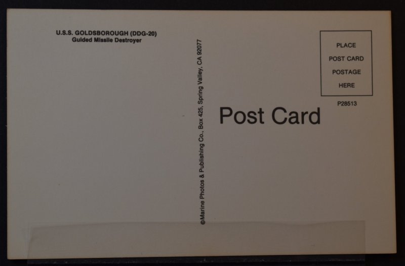 US Navy Ship - U.S.S. Goldsborough [DDG-20]