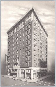 Philadelphia Pennsylvania 1940s Postcard The Essex Hotel Street View