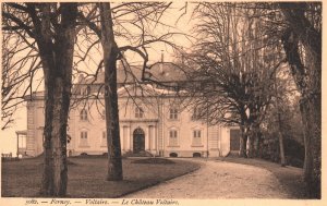 Le Chateau Voltaire Castle Landmark Ferney-Voltaire France Vintage Postcard