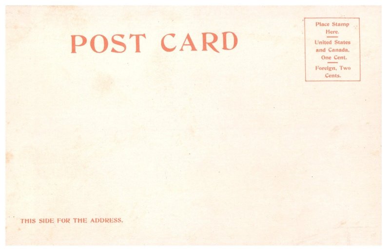1904 Blue Room White House Washington DC Vintage Postcard Detroit Photo Co.