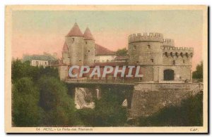 Old postcard Porte des Allemands Metz