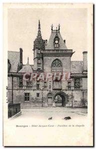 Old Postcard Bourges Hotel Jacques Coeur Chapel Pavilion