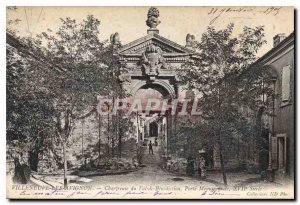 Old Postcard Villeneuve Avignon Benediction Chartreuse du Val Monumental Gate...