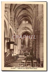 Cluny - Church of Our Lady - Old Postcard