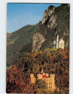 Postcard Königsschlösser Neuschwanstein und Hohenschwangau Germany