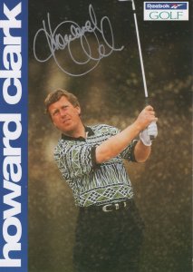 Howard Clark British Golf Champion Hand Signed Photo