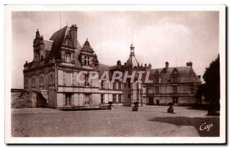 Postcard Old St Aignan Sur Cher Chateau Court & # 39Honneur Part South East