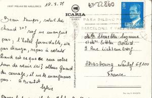 BF22860 palma de mallorca   spain  front/back image