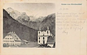 KIRCHENTHAL SALZBURG AUSTRIA~GRUSS vom~1904 PHOTO POSTCARD