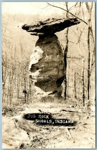 SHOALS IN JUG ROCK VINTAGE REAL PHOTO POSTCARD RPPC