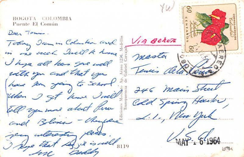 Puente El Comun Bogota Columbia 1964 