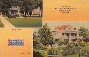 ARKANSAS-LAND OF BEAUTY-MENA-LITTLE ROCK-VAN BUREN~LOT OF 3 1950s POSTCARDS