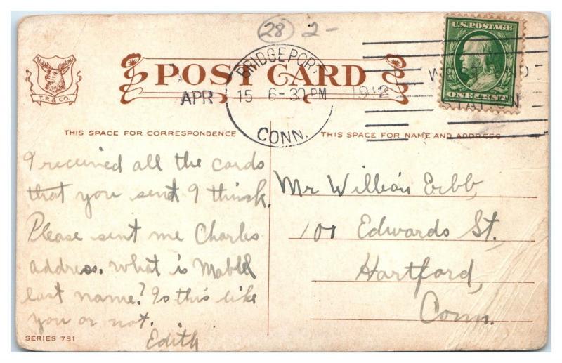 1912 FLC An Odd Fellow Postcard