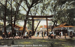 G48/ Rochester New York Postcard c1910 Ontario Beach Japanese Village 9 