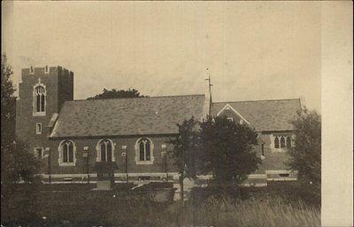 Newbury MA All Saints Episcopal Church c1910 Real Photo P...