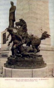 Bronze Figure on Lincolns Monument - Springfield, Illinois IL  